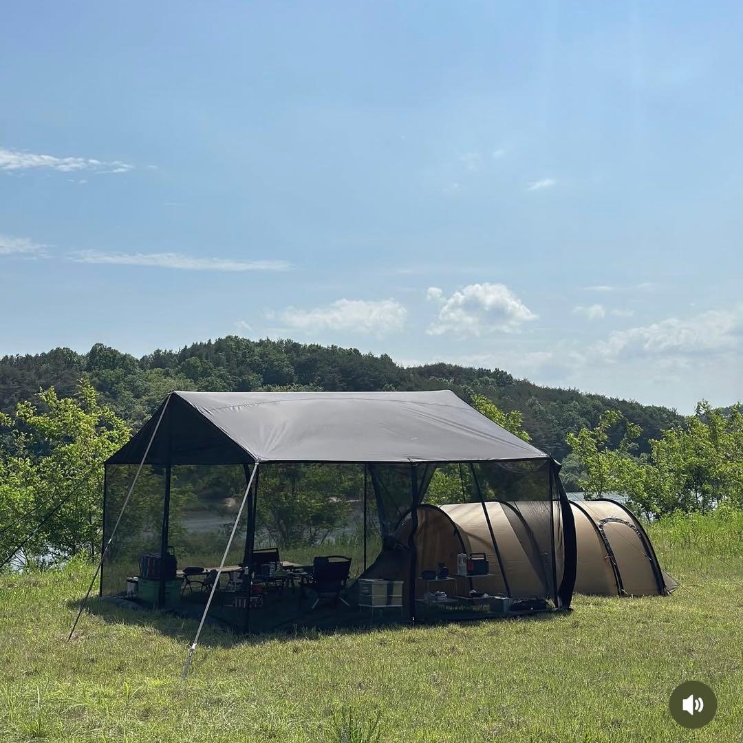 FOREST.U タープ蚊帳◇韓国アウトドアpeakテント