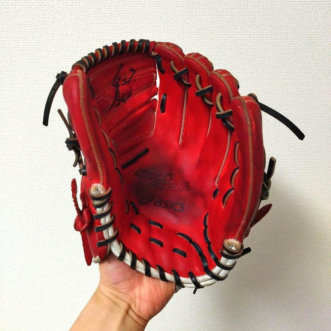 056 アシックス ゴールドステージ 大谷モデル 軟式少年 投手用グローブ