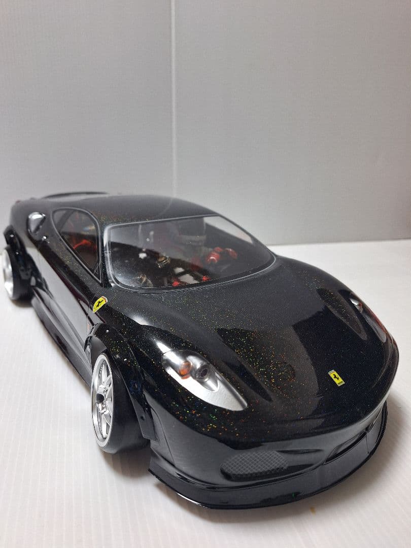 10分1ラジコンボディ、Ferrari ブラック