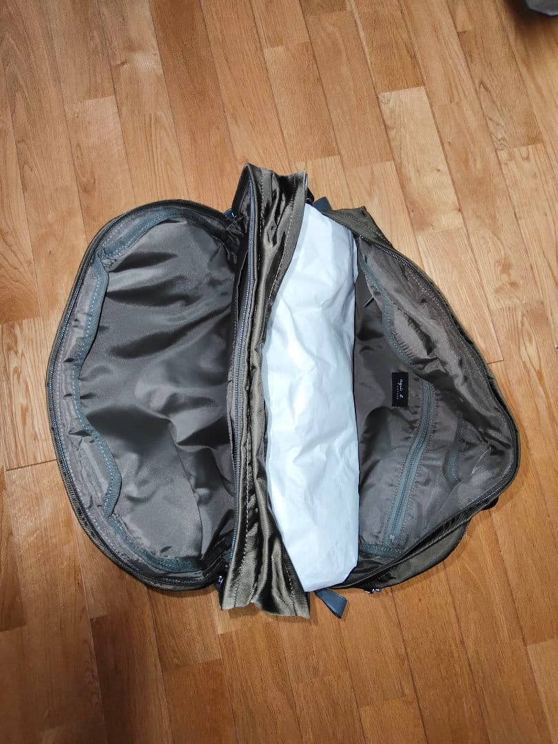 agnes b.ボストンバッグ オリーブグリーン