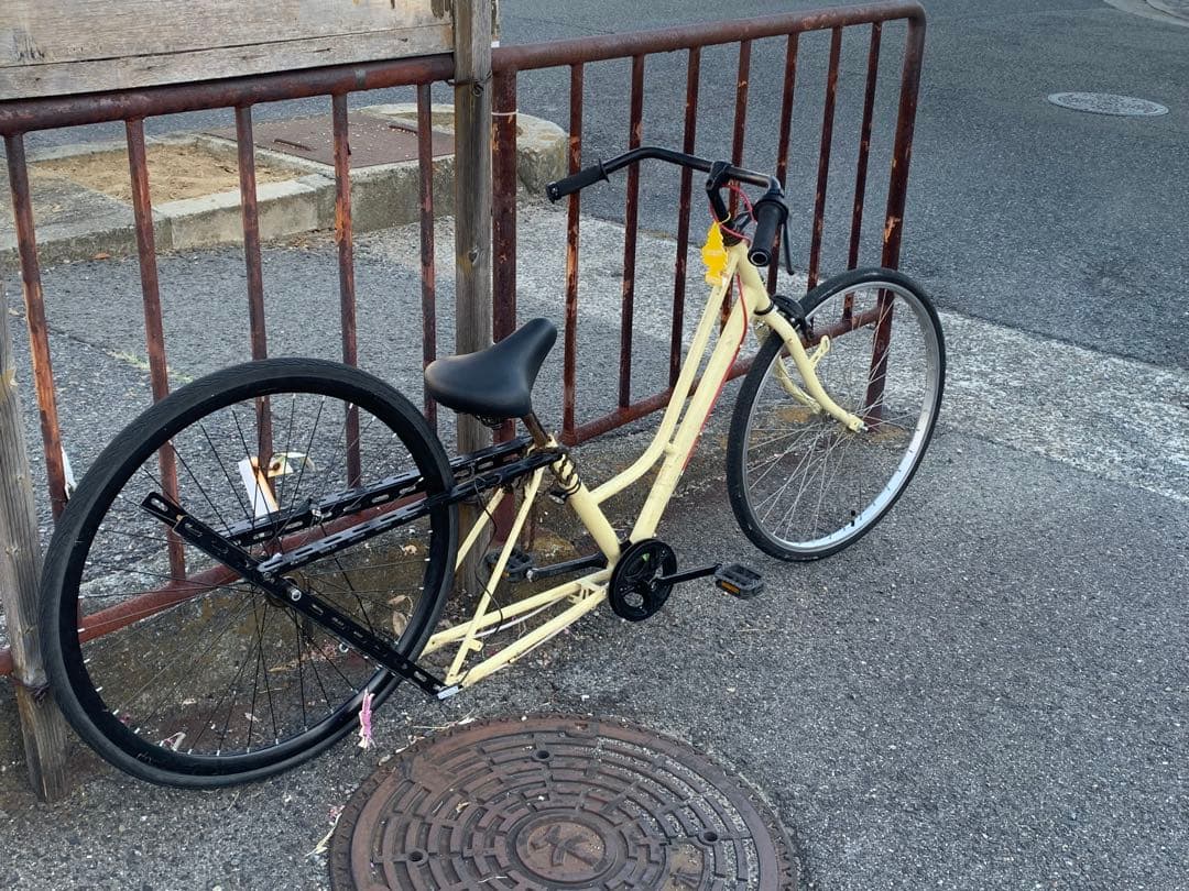 シャコタンチャリ フレーム、Lステーハンドル、のみ大阪府岸和田市引き取り限定