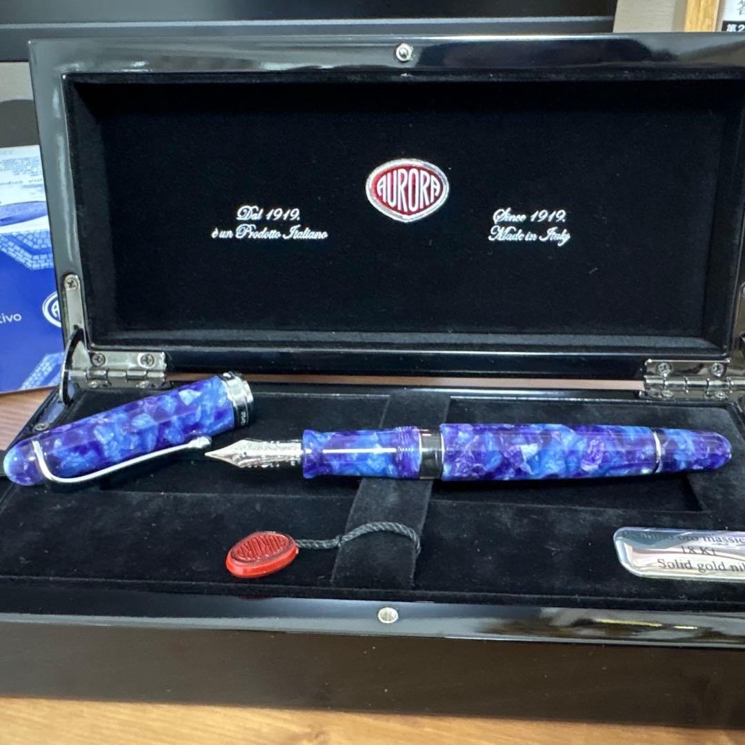 アウロラ 高級万年筆 バイアディナポリ F