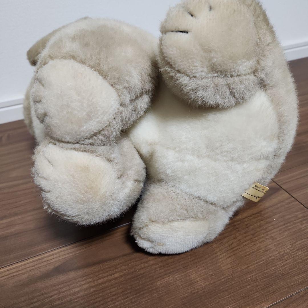 うめ吉(茶)　ぬいぐるみ　1983年　オリエンタルトーイ　高さ40cm弱