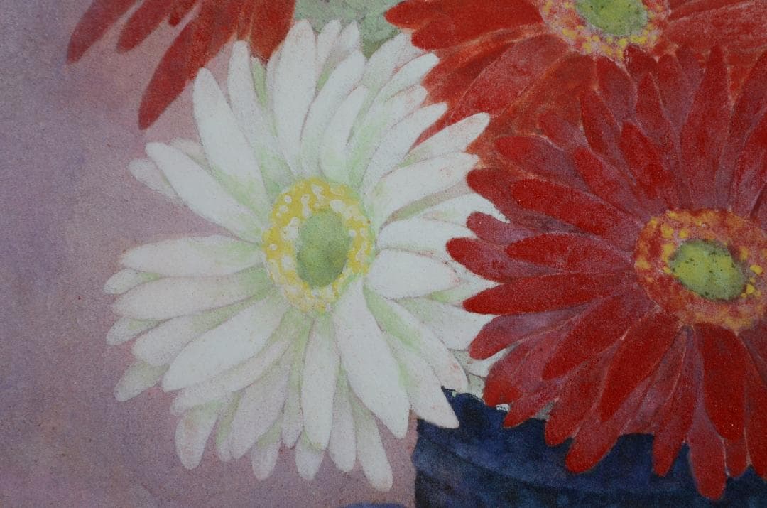 【「ブルーポット」 岩絵の具 額入り】東山魁夷の流派