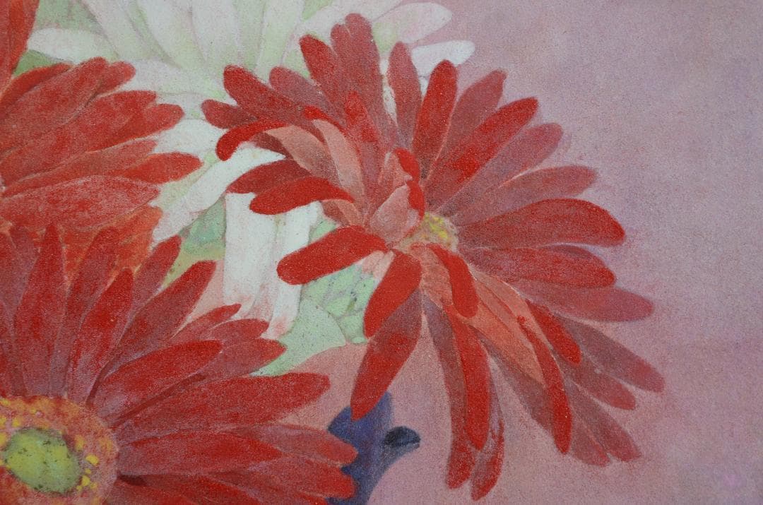 【「ブルーポット」 岩絵の具 額入り】東山魁夷の流派