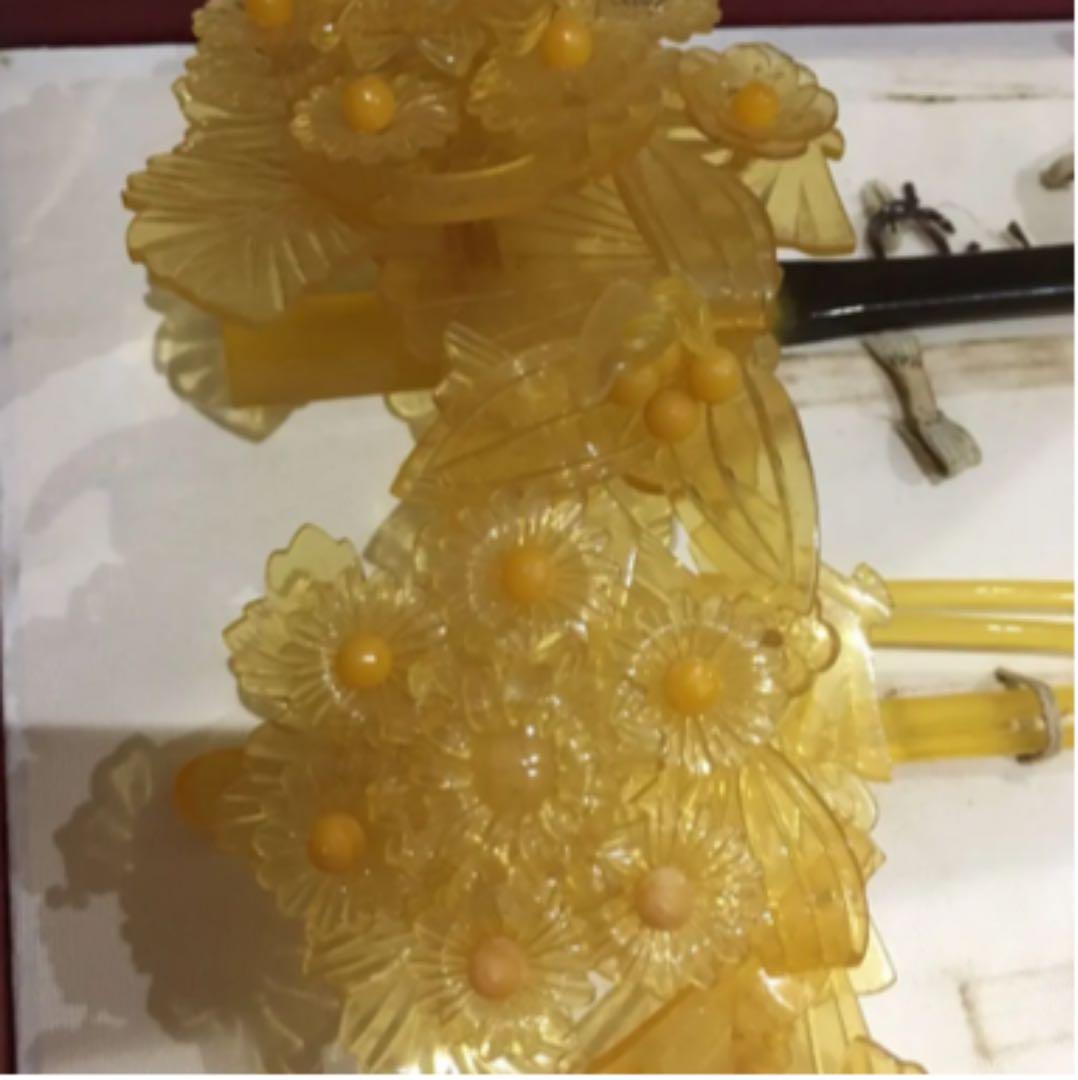 婚礼　簪　鼈甲風