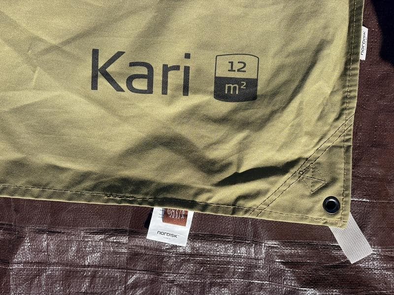 美品！NORDISK Kari 12 ノルディスク カーリ 12 タープ カーキ