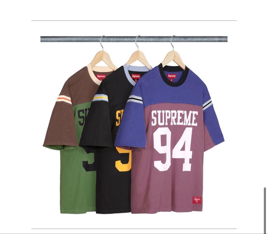 シャツ supreme week8 Split S/S Football Top L