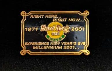 Hard Rock Cafe OSAKAカウントダウンパーティー2001 ピンズ