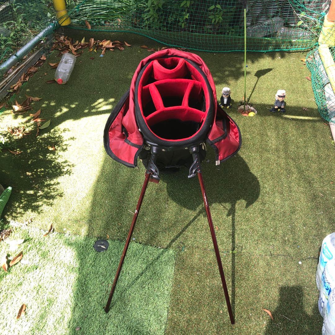 オノフ　スタンド式キャディバッグ　7分割ポケット　メンズ　レディース