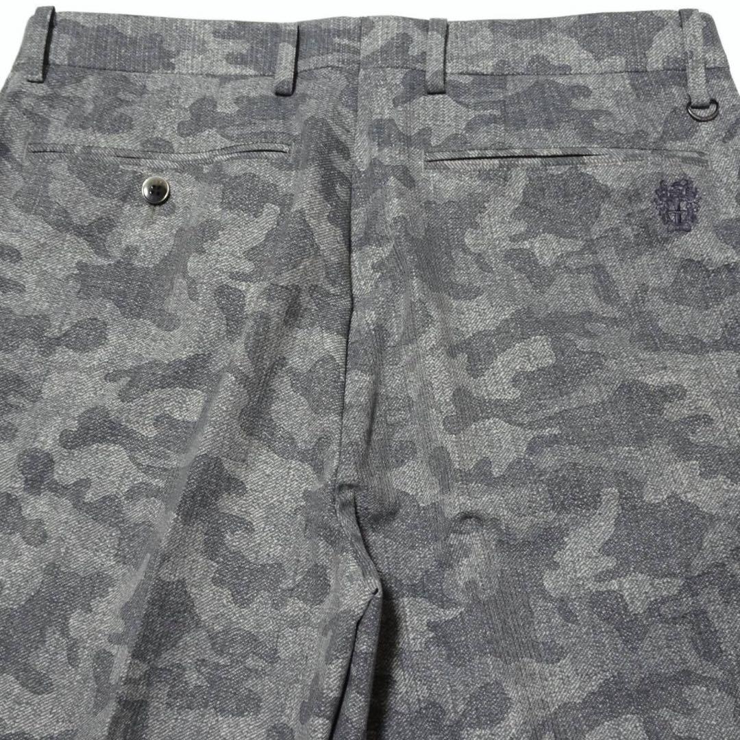 DAKS GOLF クールドッツカモフラストレッチパンツ W80/3.2万