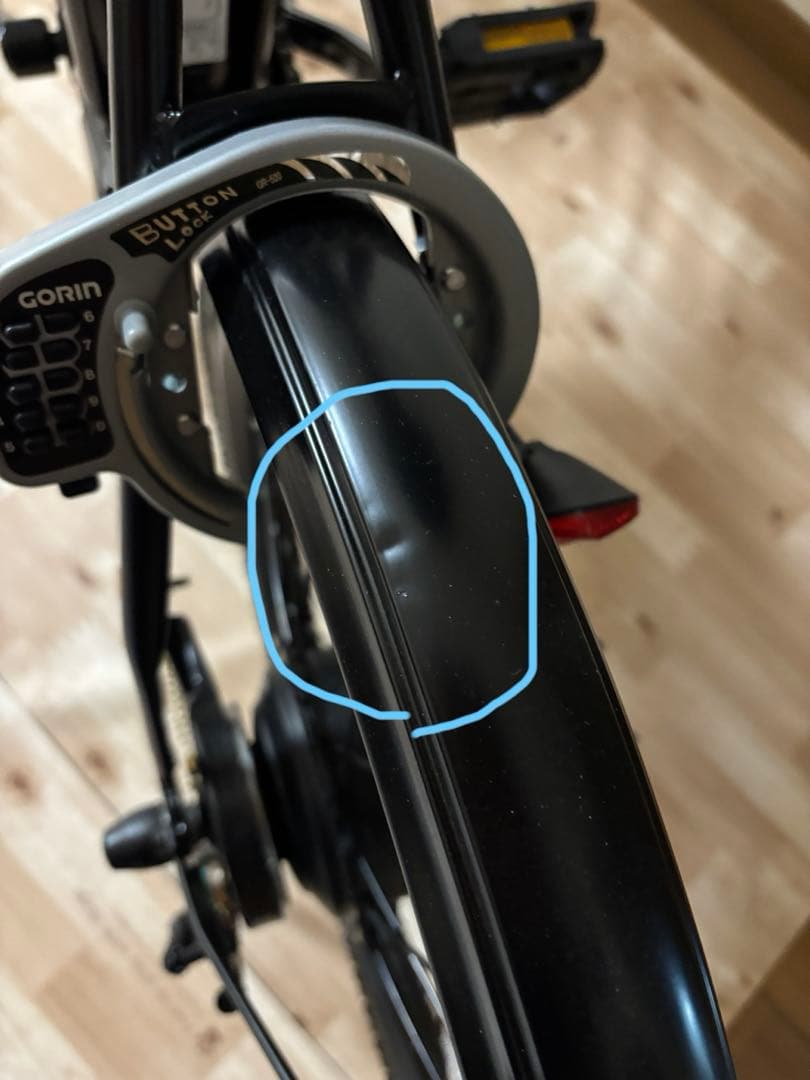 折りたたみ式電動アシスト自転車 20インチ黒 引き渡し希望