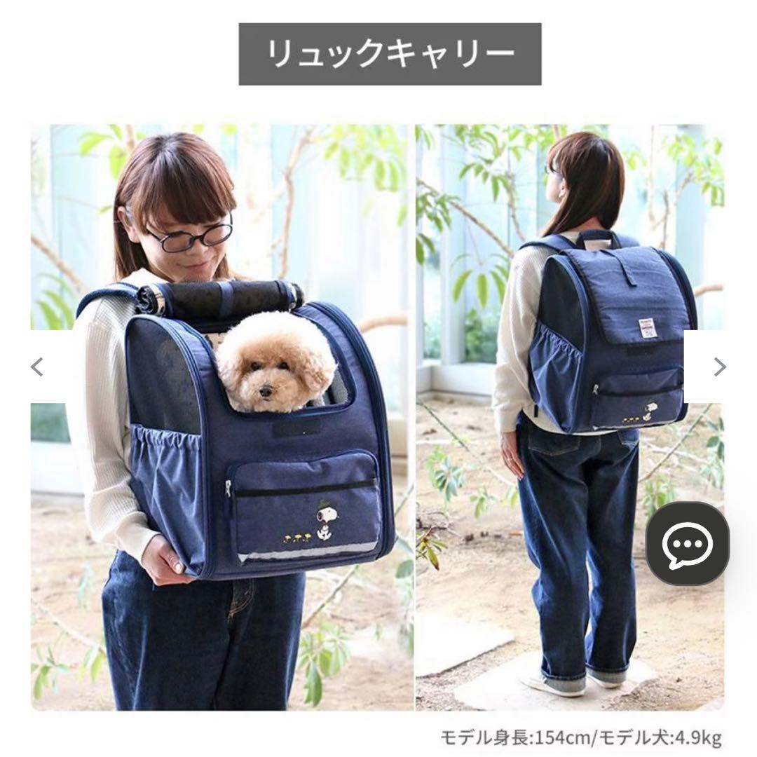 スヌーピー 折畳み ハウス リュック / ビーグルスカウト 小型犬