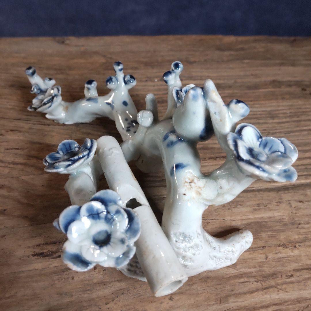 古伊万里、珍品、花と鳥梅に鶯