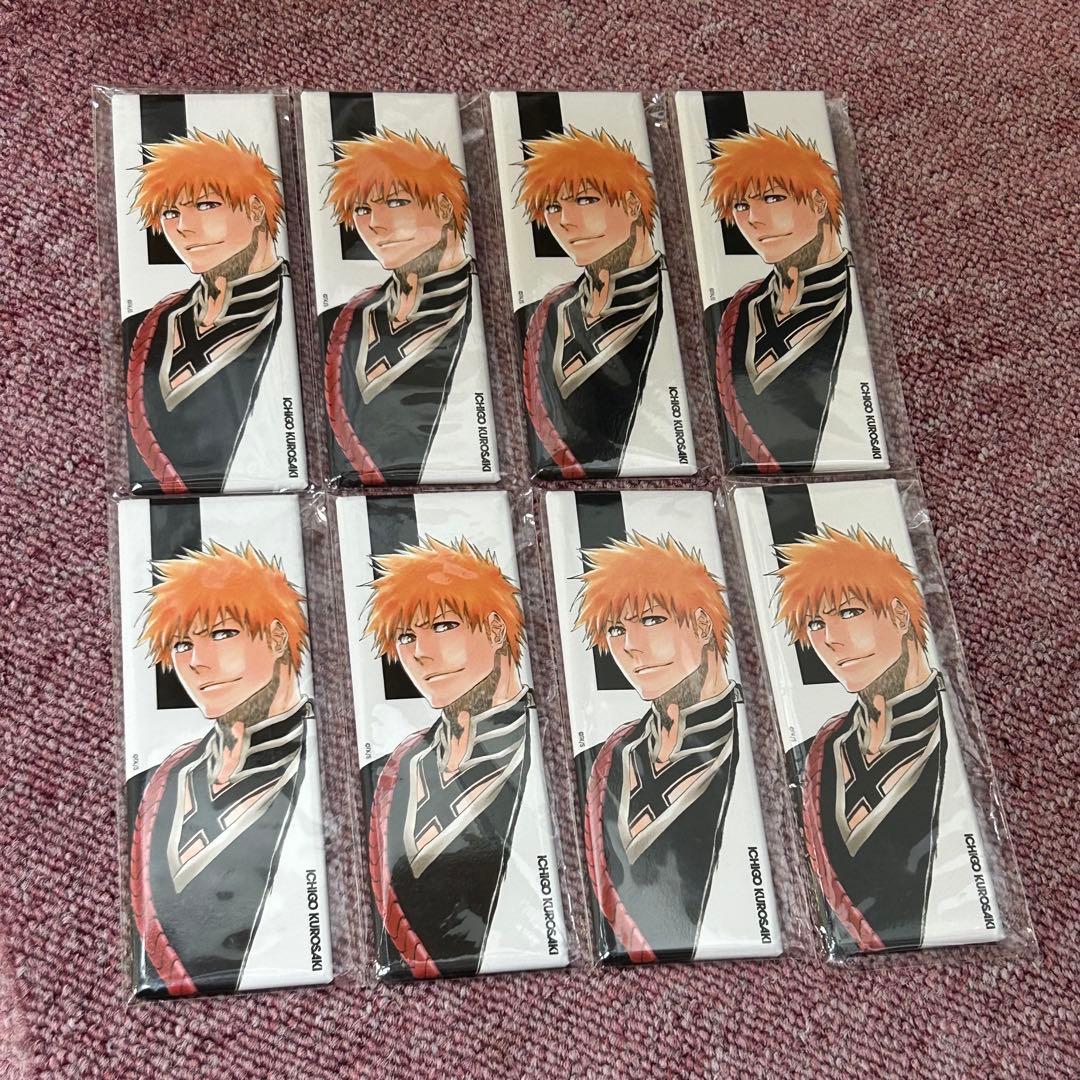 BLEACH 黒崎一護 井上織姫 絵札缶バッジコレクション