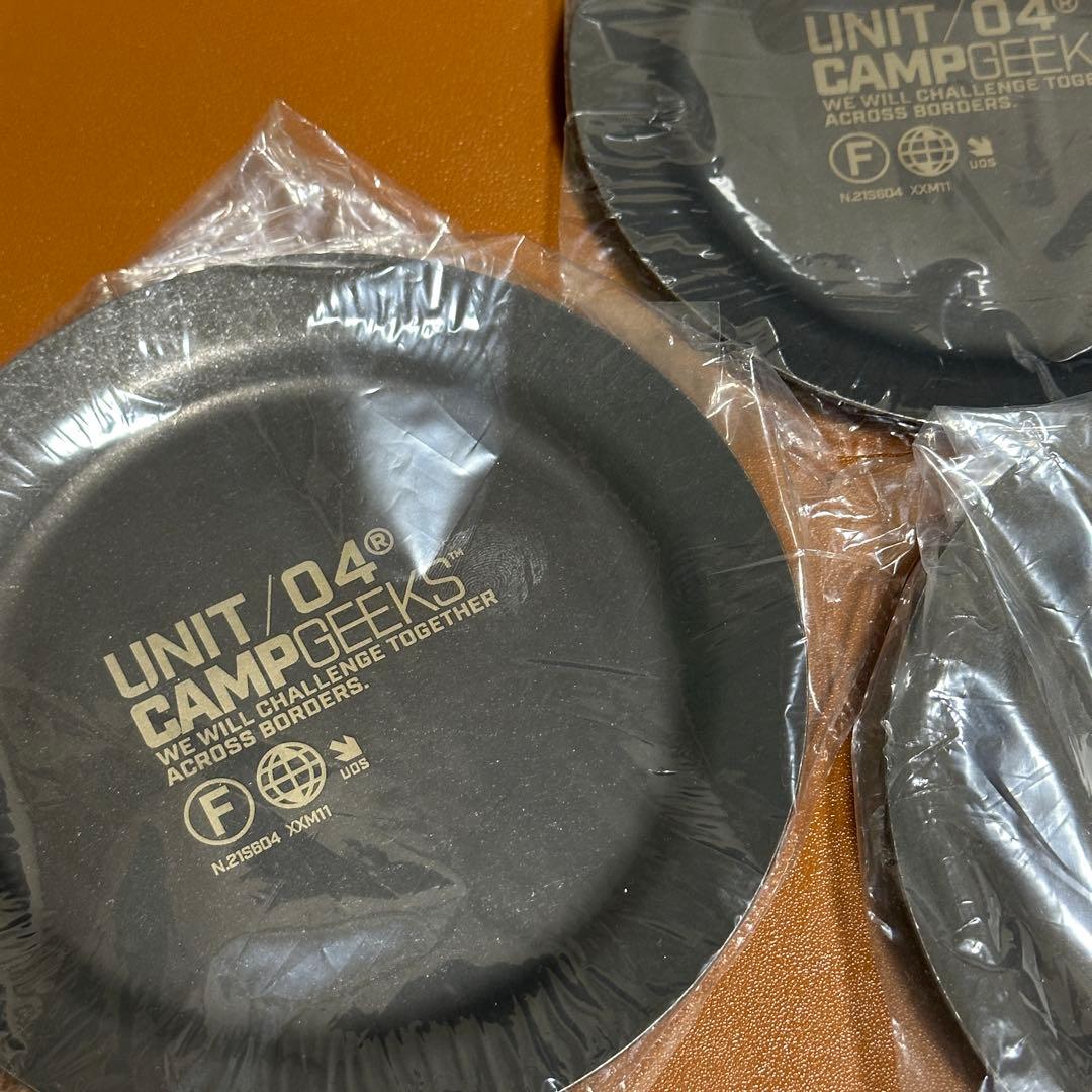 UNIT/04×CAMP GEEKS Round Plate 154mm