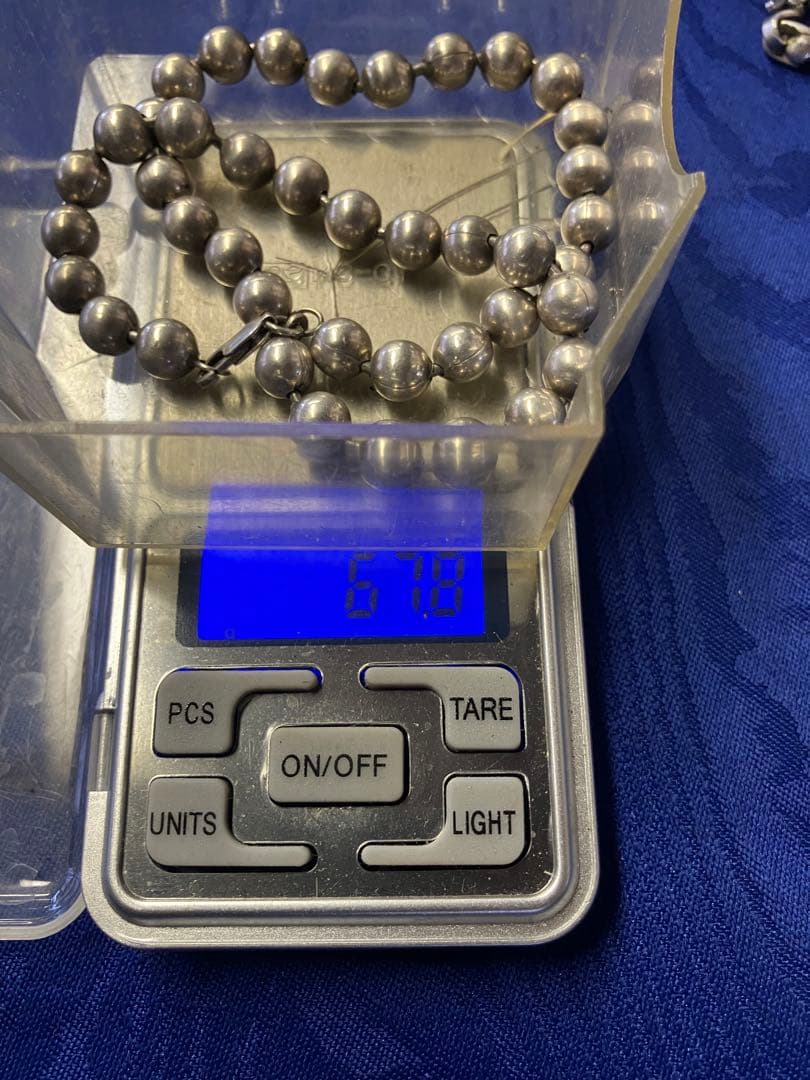 銀細工用部品　シルバー925アクセサリー102.8g 銀キャップ