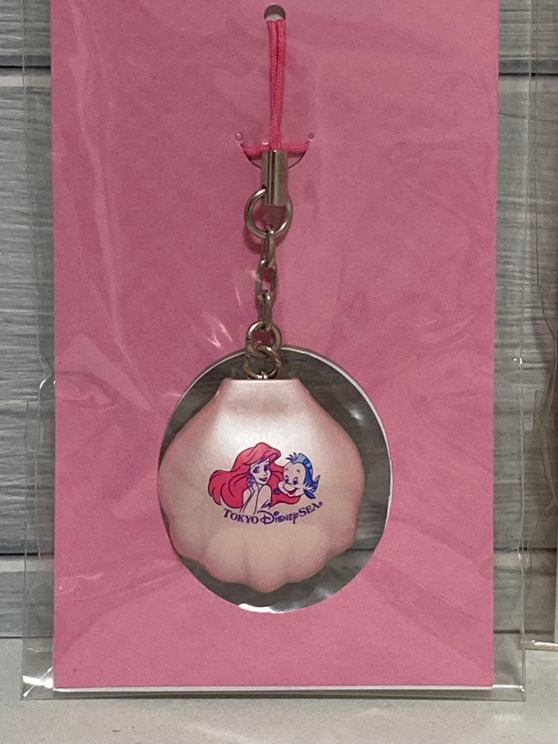 リトルマーメイド　アリエル　ストラップ　ディズニー　めじるしアクセサリー