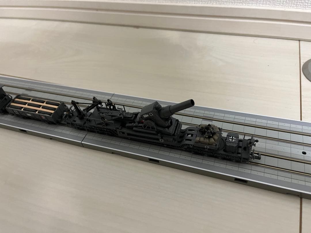 Nゲージ　列車砲　60cm臼砲 　オーディン？　ドイツ軍　装甲列車