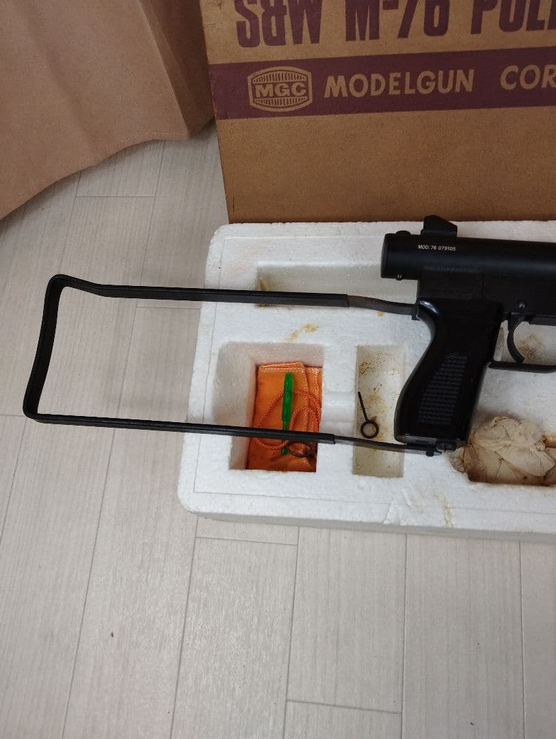 希少　MGC製モデルガン S&W M-76 元箱付 SPG規格品