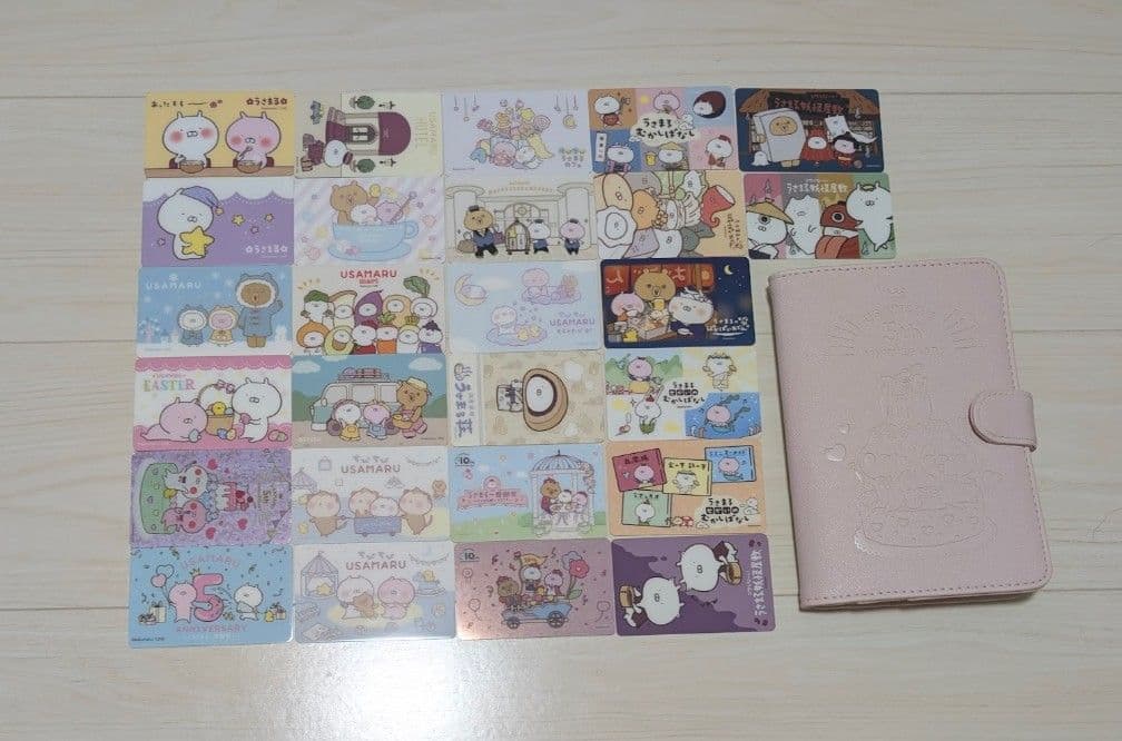 うさまる カード 26枚まとめ売り 非売品 レア ホルダー付き うさまらーカード