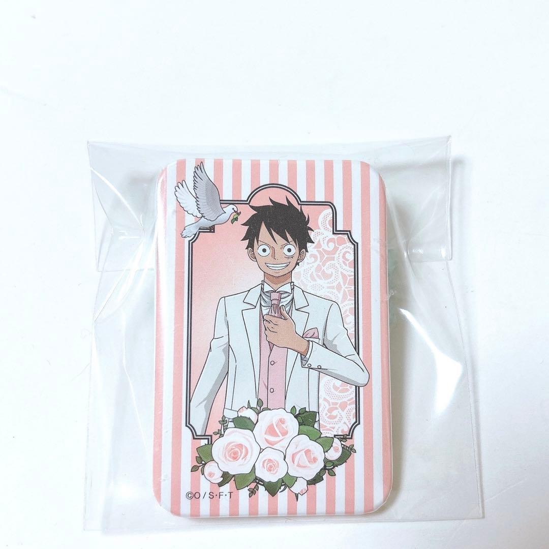 ONEPIECE ルフィ ウェディング 缶バッジ
