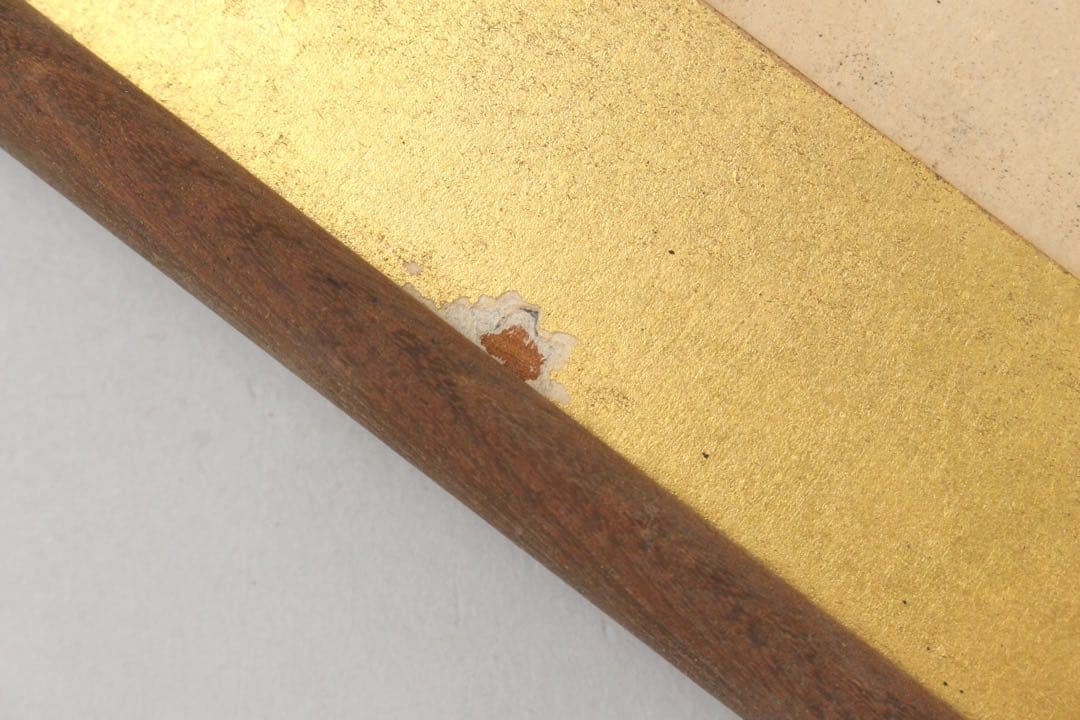 No4650扁額装　頼聿庵(春嶂) 二字書　紙本　書画　書道　古美術　送料無料