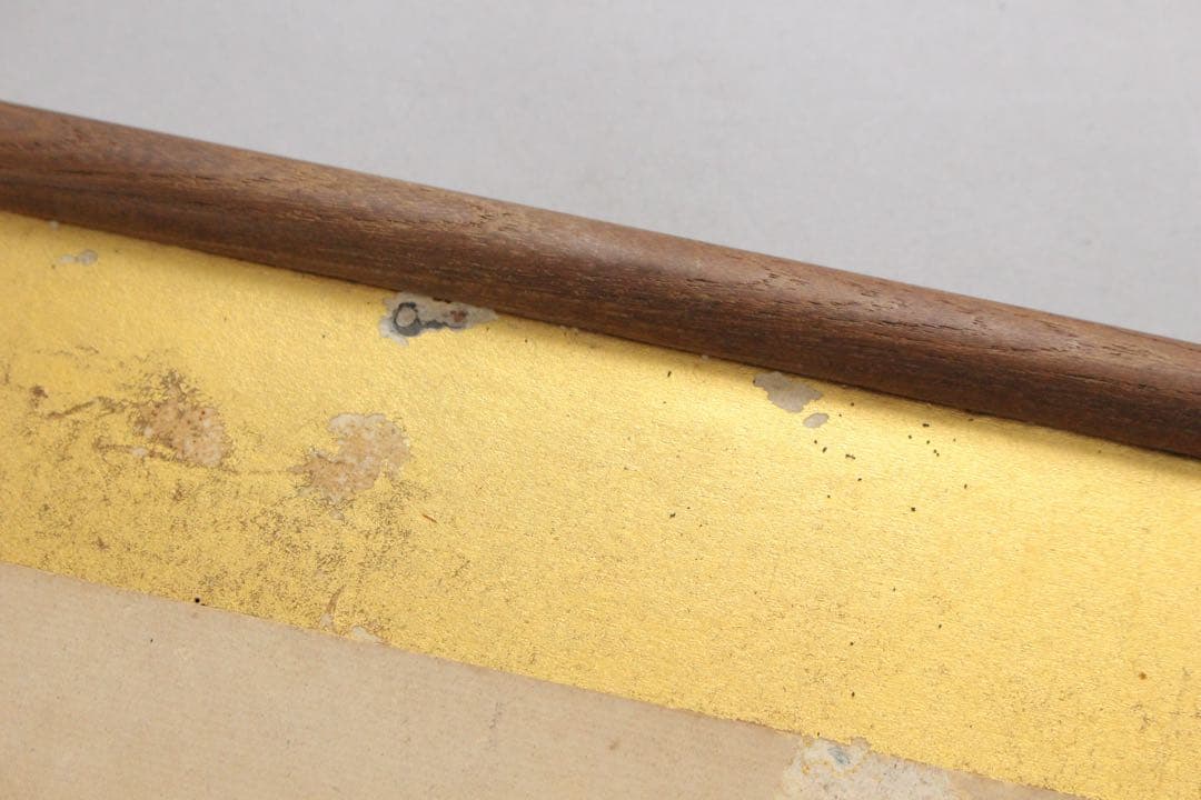 No4650扁額装　頼聿庵(春嶂) 二字書　紙本　書画　書道　古美術　送料無料