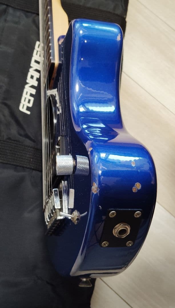 FERNANDES エレキギター ZO-3 青 ソフトケース付き