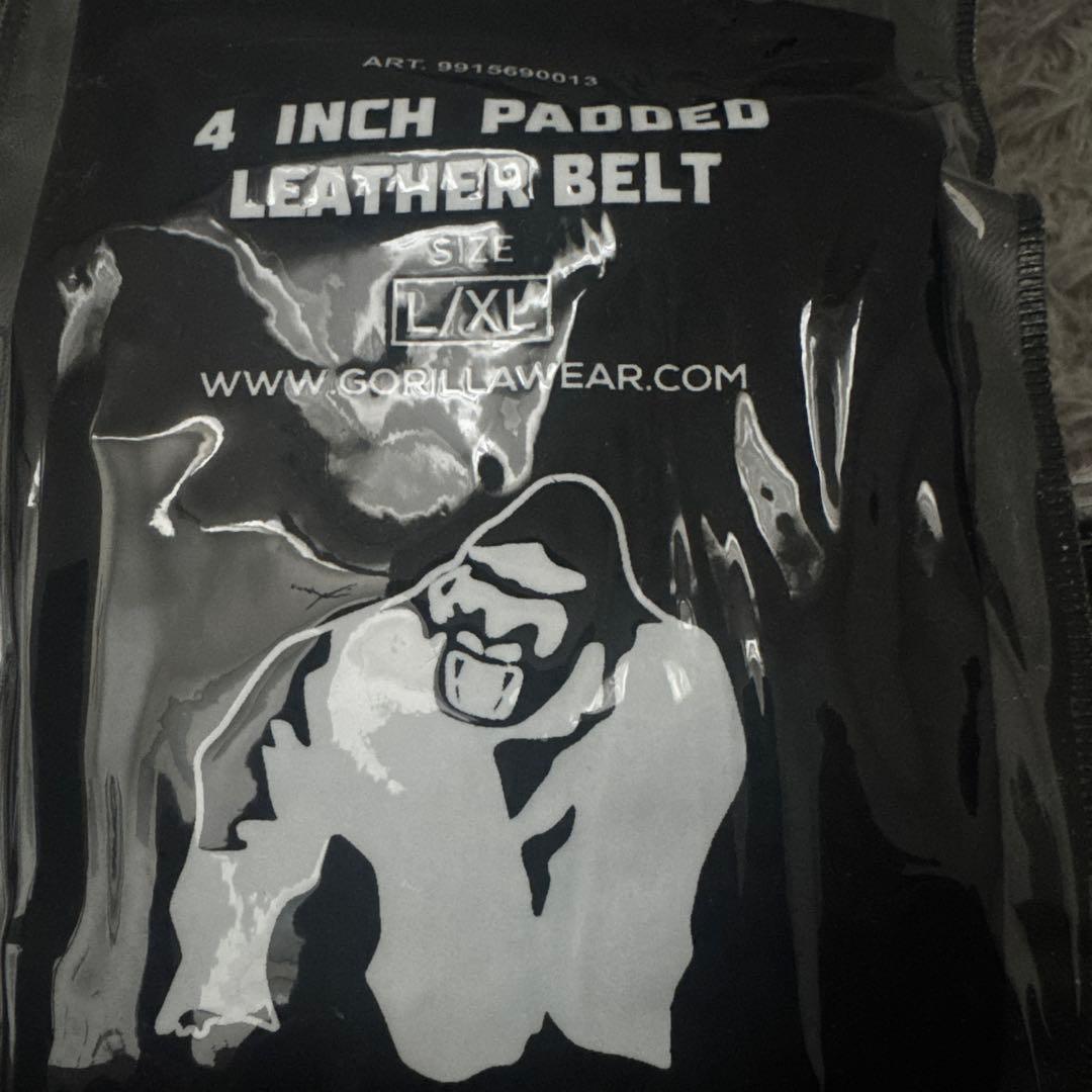 GORILLA WEAR トレーニング・パワーベルト 黒