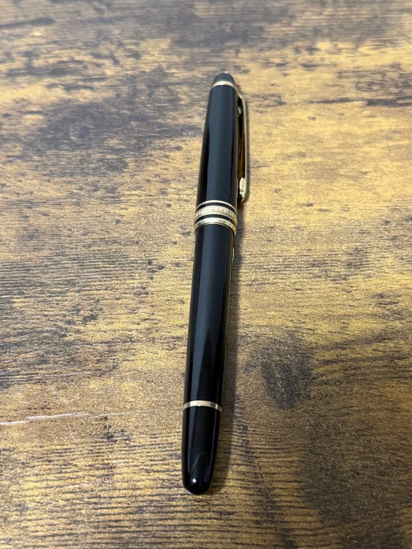 筆記確認&洗浄済　西ドイツ製　モンブラン　14k 万年筆　中細字
