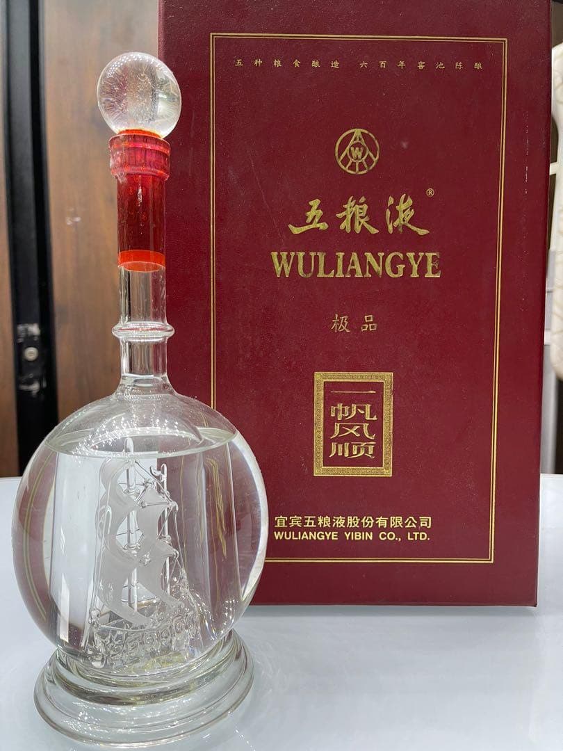 中国酒 酒 白酒 五粮液 一帆风顺 2000年 空瓶 空箱