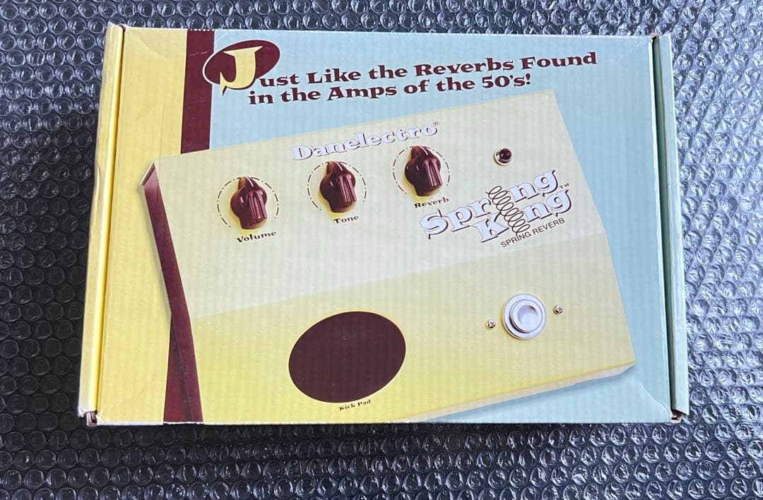 【完動品】DANELECTRO DSR-1エフェクタースプリングリバーブ