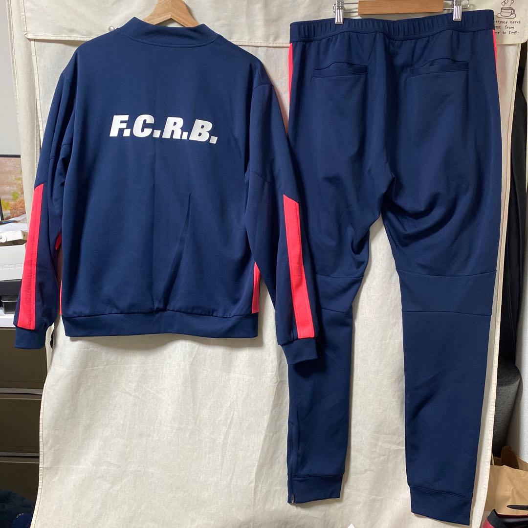 ★送料無料 ジャケット・ロングパンツ上下セット XL 紺ピンク 中古美品★