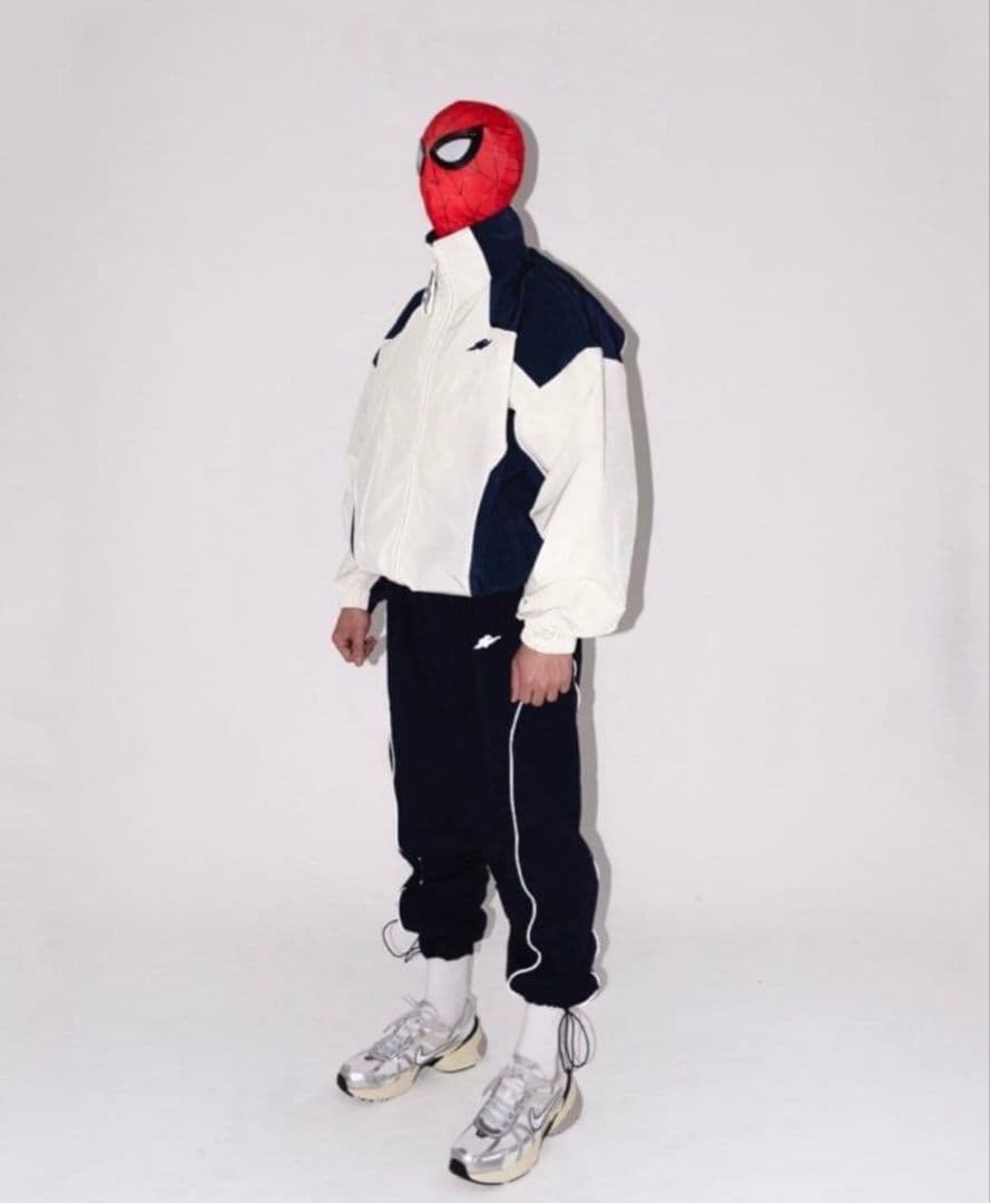 JACKPOT.MARKET レトロジムナイロンジャケット　ホワイト　L 極美品