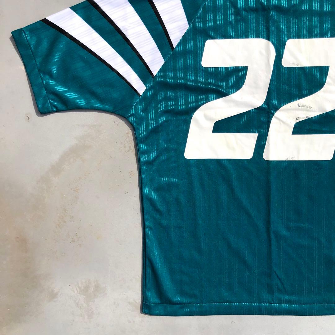 90s adidas サッカーユニフォーム セットアップ Oサイズ XL 緑 黒