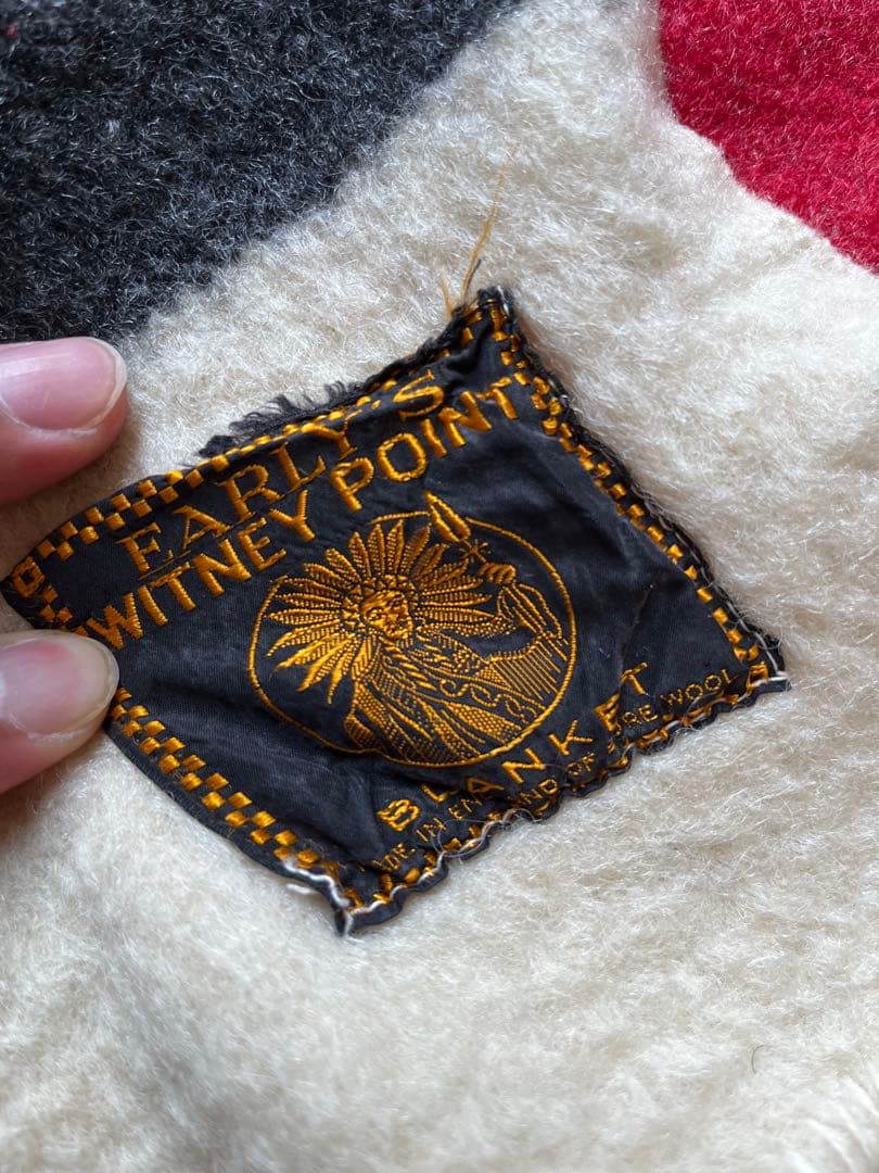 40s Earlys Witney point ビンテージ 大判 ブランケット