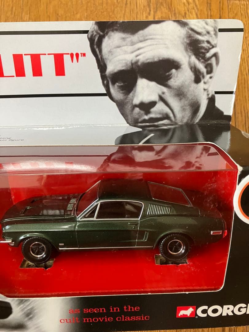 CORGI ブリット マスタング スティーブ マックイーン ミニカー 未使用品