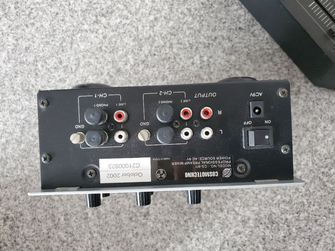 COSMOTECHNO CS-M1 2ch プリアンプ ミキサー