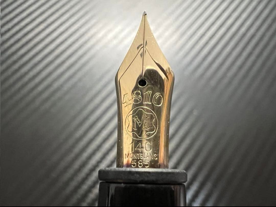 モンブラン マイスターシュテュック 14C 全金 万年筆 EF 極細字 146