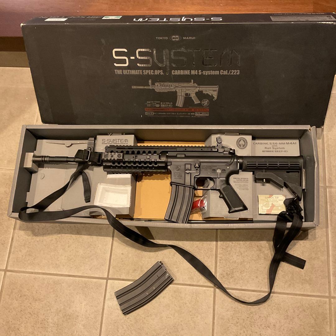 絶版品86m/s東京マルイ純正電動ガンM4S-System＋マガジン2個