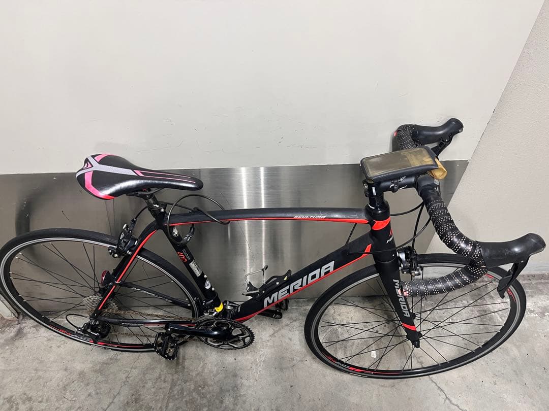 MERIDA ロードバイク ブラック/レッド