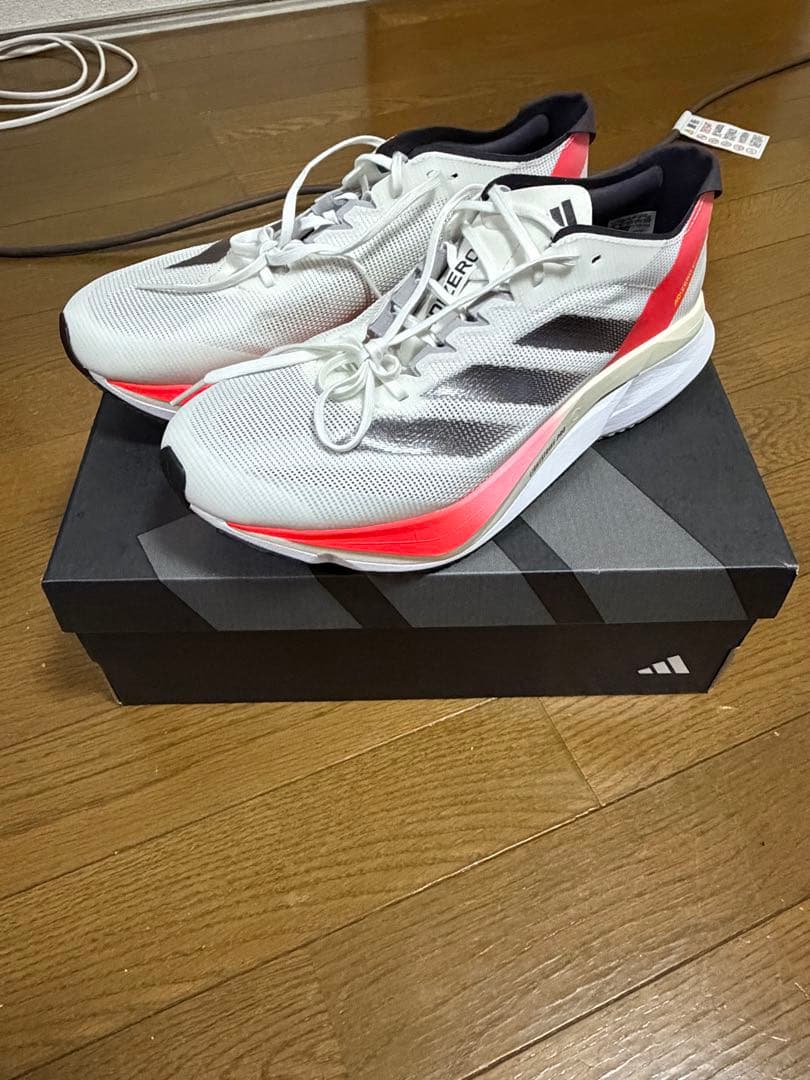 アディゼロボストン12M 27.0cm ホワイト