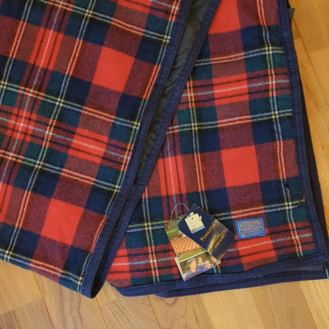 未使用　USA製　ペンドルトン　Pendleton チェック柄 ラグ