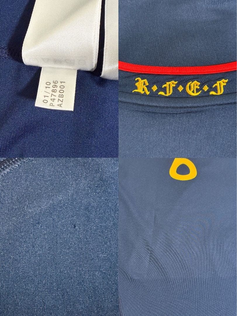 『正規品』スペイン代表 2010 アウェイ イニエスタ ユニフォーム ウェア