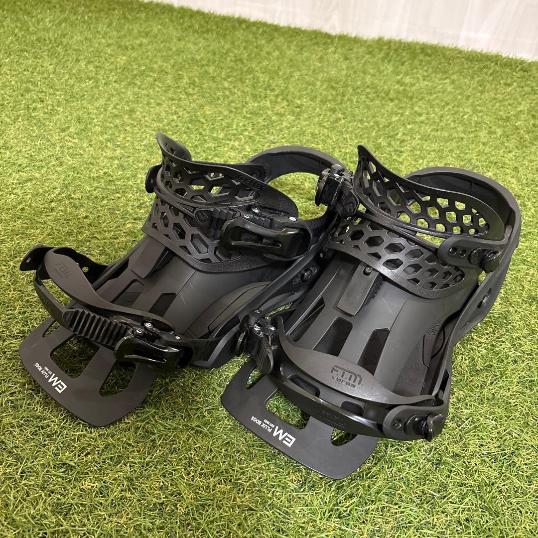 美品 FLUX EM ビンディング Mサイズ フラックス バインディング 黒