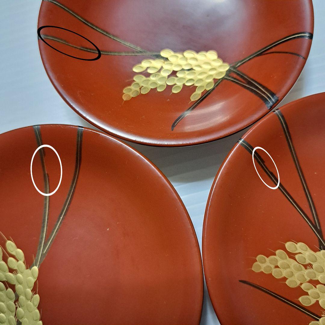 Yumi tan様 惣錆地　朱泥二度塗　蓋付き椀10客 木箱　和紙袋付