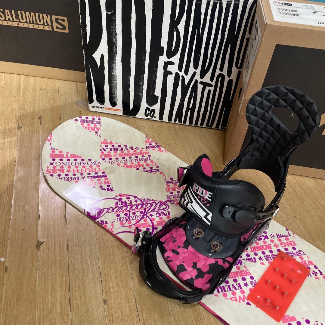 K2×RIDE　希少130代　バイン付　ライド　スノーボードセット