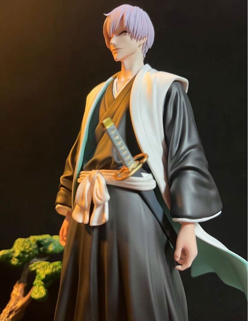 BLEACH 黒衣少年図 市丸ギン ガレージキット ガレキ スタチュー⑧