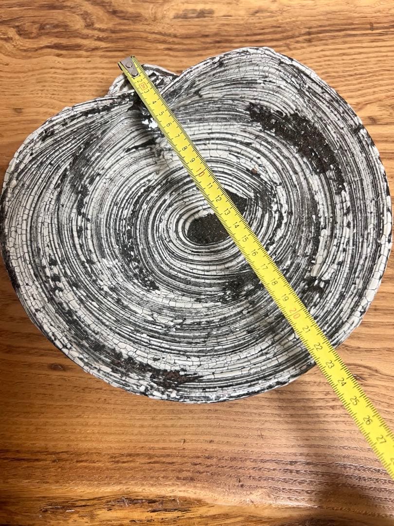 中川自然坊　刷毛目唐津　蛤鉢　入手困難品　美品　8寸鉢